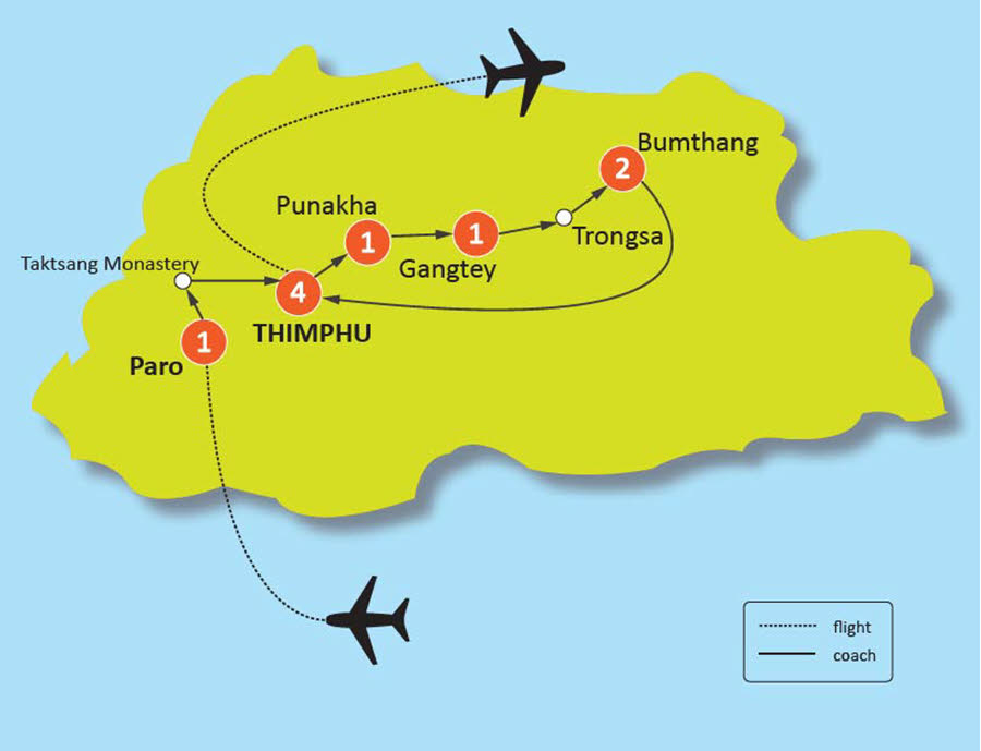 10-DAY CENTRAL BHUTAN TOUR