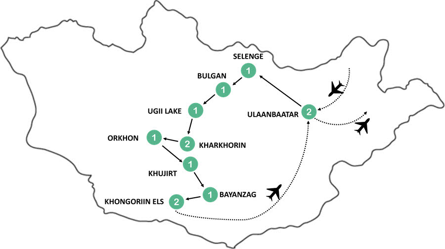 Mongolia classic tour: A Land of Mystic Serene Steppes