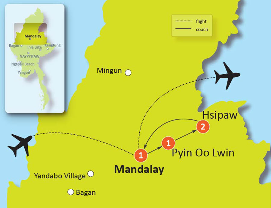 5-DAY ADVENTURE IN SHAN MOUNTAINS MYANMAR TOUR