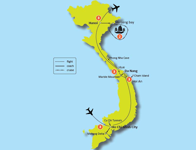15-DAY VIETNAM AT A GLANCE LUXURY TOURS