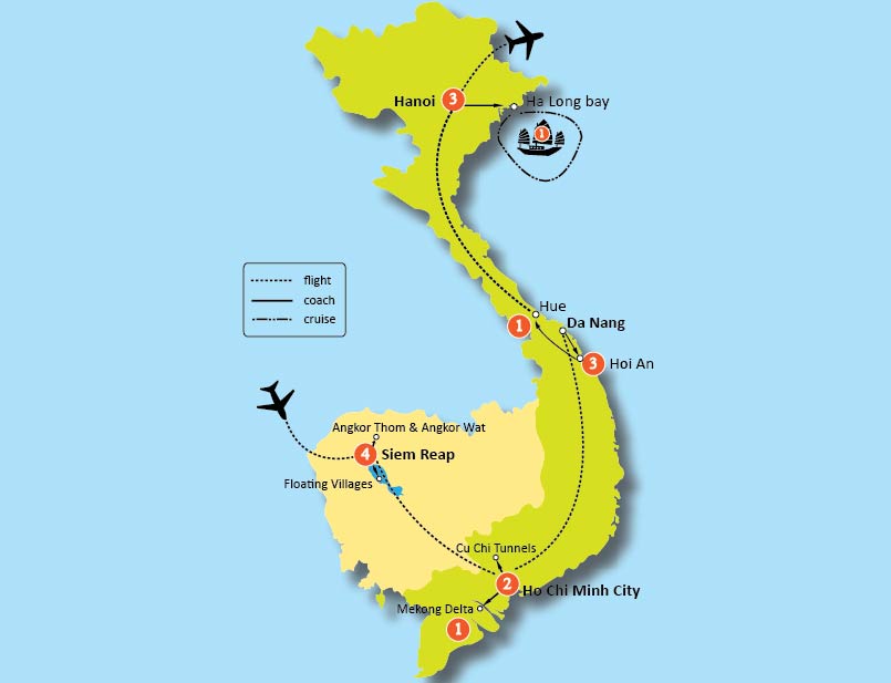 16-DAY VIETNAM AND CAMBODIA DISCOVERY TOURS