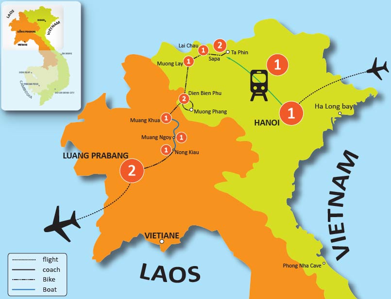 16-DAY VIETNAM & LAOS BIKING TOUR