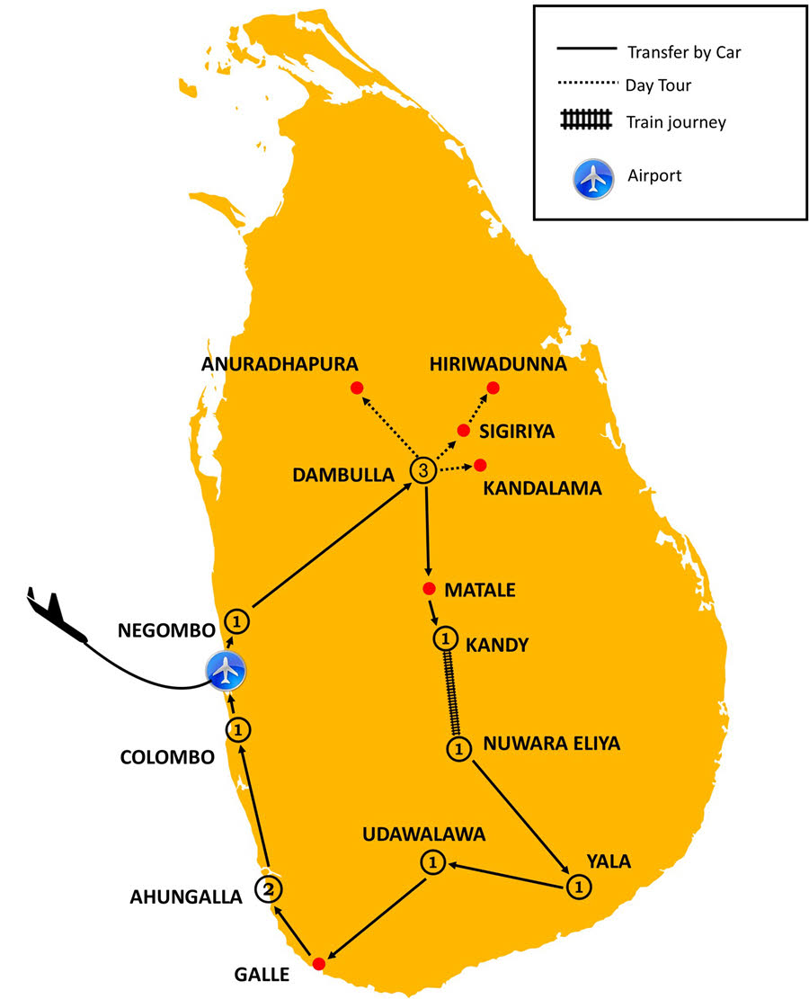 14-Day Luxury Sri Lanka Tour with Flights - Tweet World Travel